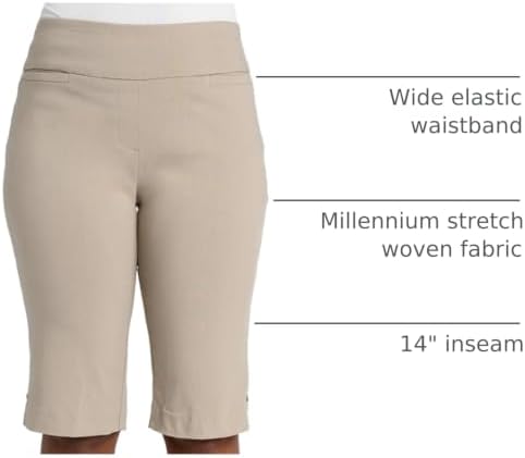 Briggs New York Women's Pull On Split Hem Skimmer - Image 5