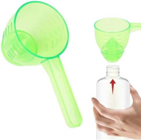 Measuring Spoon 2 Pack, Spill Proof Funnel Scoop by Unknown