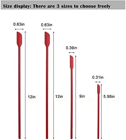 Mini Silicone Spatula Set- Small Rubber Spatula - Image 2