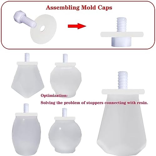 10 Pcs Wine Stoppers with Screw Fitting Accessories Set - Image 3