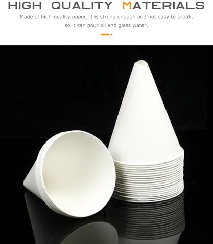 SCUARI 50PCS 6 oz Funnel, Car Accessories Paper Funnels - Image 3