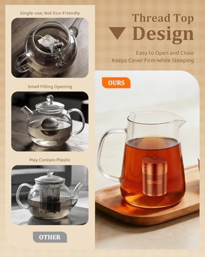 House Again 2 Pack Large Tea Infusers, Extra Fine Mesh Tea Strainers - Image 5