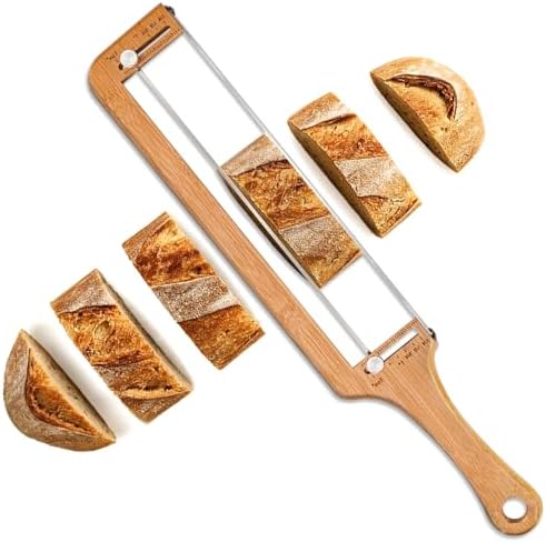 Adjustable Bread Slicer – Serrated Stainless Steel Blade by GZEduld