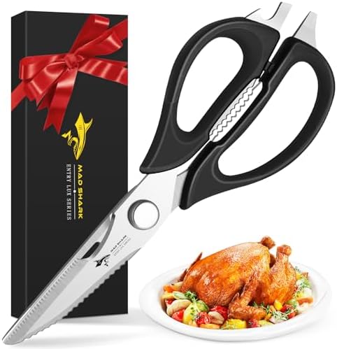 MAD SHARK Kitchen Scissors All Purpose Kitchen Shears Come Apart by MADSHARK