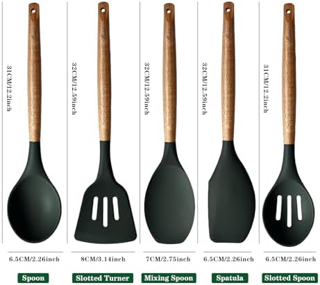 Non-Stick Silicone Cooking Utensils Set - Image 4