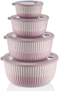Dora Plastic Mixing Bowls with Lids by Unknown
