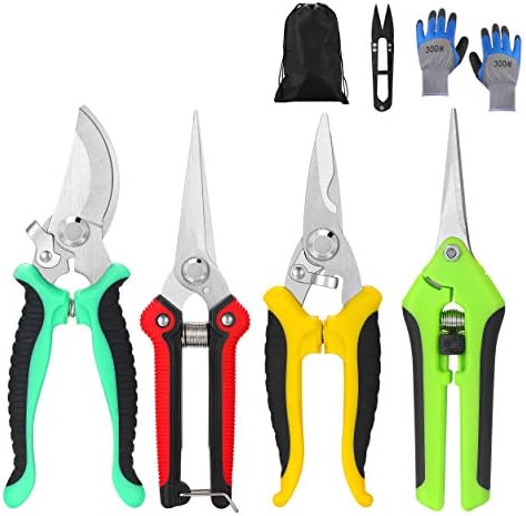 5‑Piece Garden Pruning Shears Set by Topbooc