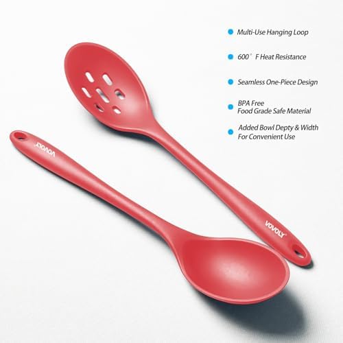 Vovoly Silicone Spoons for Cooking - Image 2