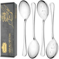 10-Inch 4 Piece Serving Spoon Set by KEYOXY