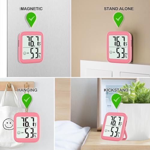Antonki 2 Pack Room Thermometer Indoor Hygrometer - Image 4