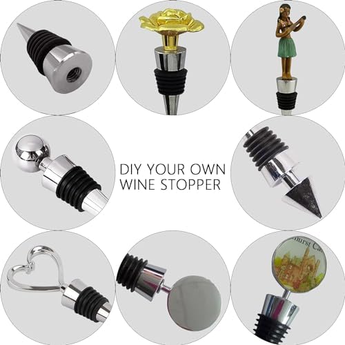 Wine Stopper 50 Pack, Reusable Decorative Bottle Stoppers - Image 3