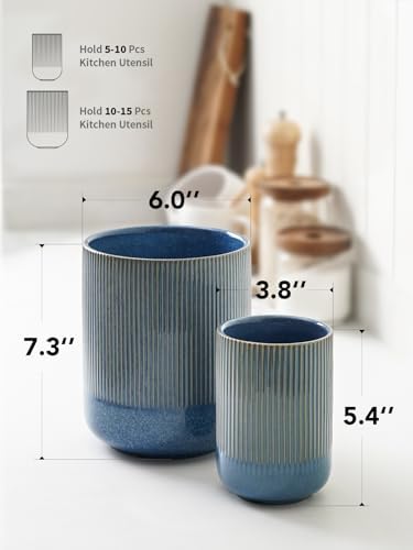LE TAUCI Ceramic Kitchen Utensil Holder - Image 6