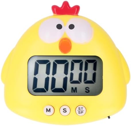 Digital Kitchen Timer Countup Countdown Cartoon Animal Sound Flash Alert Easy - Image 5