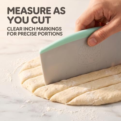 Plastic Pastry Bench Scraper Chopper Cake Cutter - Image 5