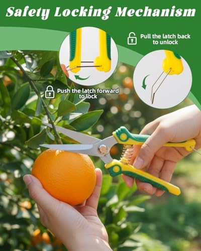 EWPJDK 3 Pack Garden Pruning Shears Scissors Clippers - Image 2