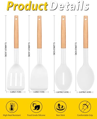 BUNDLEPRO Silicone Cooking Utensils Set - Image 3