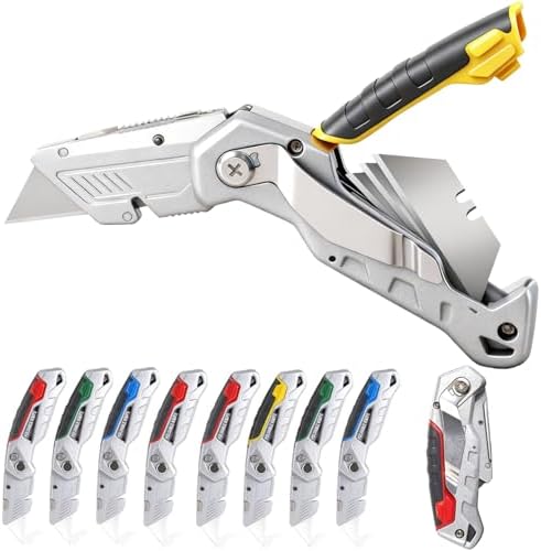 10-Pack Heavy Duty Folding Box Cutter by stino