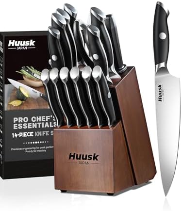 Huusk Kitchen Knife Block Set by HuuskKnife