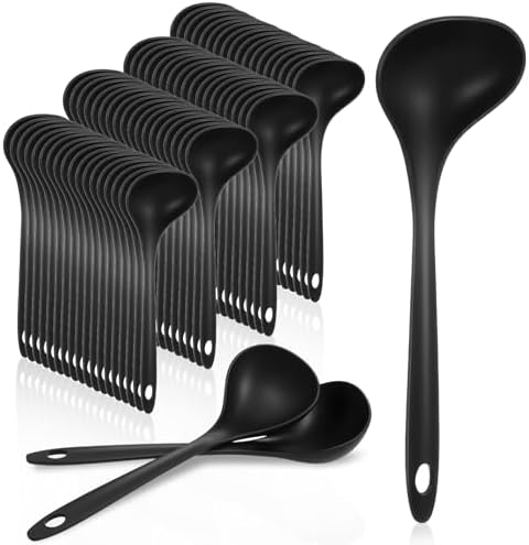 72 Pcs Large Plastic Serving Spoons, 9 Inch Cooking Ladle by Unknown