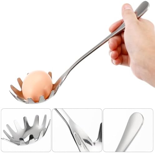 Angoily Stainless Steel Spaghetti Spoon, Pasta Server - Image 3