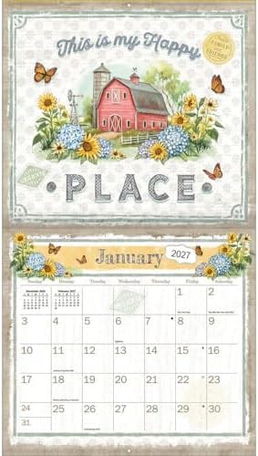 Farmhouse 2027 Wall Calendar by Chad Barrett - Image 3