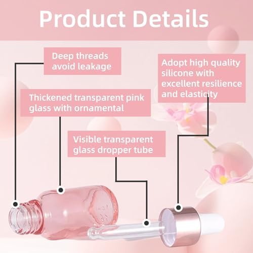 3PCS Dropper Bottle 1 oz Glass Dropper Bottles - Image 3