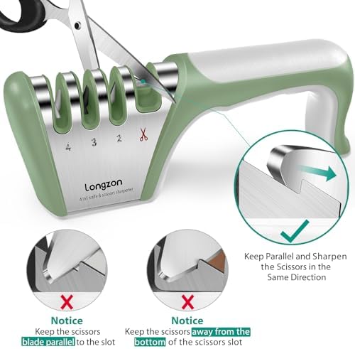 Longzon 5-in-1 Knife Sharpener 4 Stage - Image 6