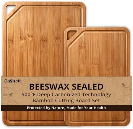 GASHELL Bamboo Cutting Board Set by GASHELL