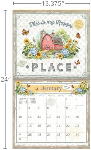 Farmhouse 2027 Wall Calendar by Chad Barrett - Image 4