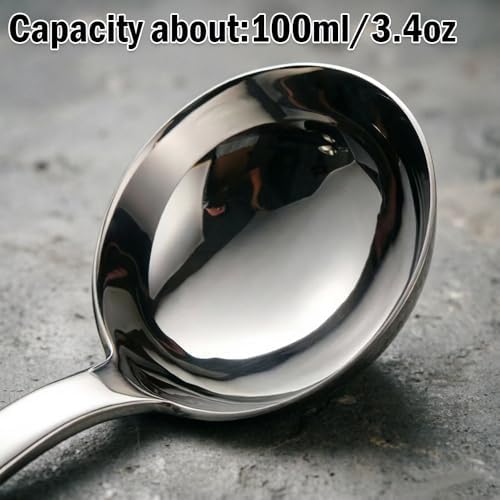 10 Inch 18/10 Stainless Steel Serving Ladle - Image 4