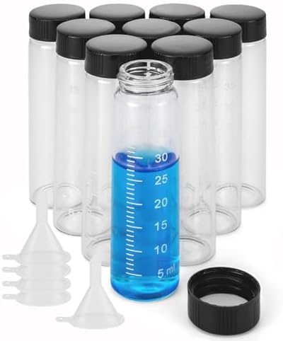 Kesell 40ml Graduated Glass Vials by Kesell