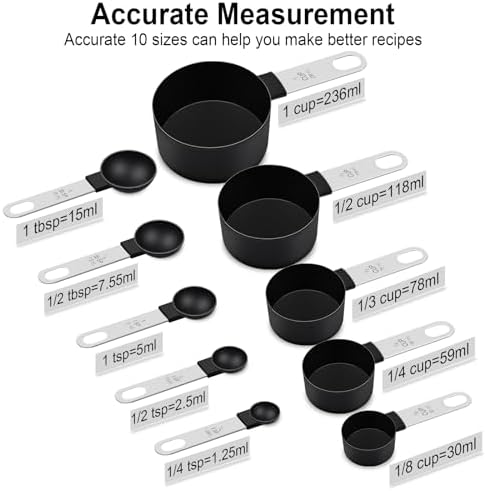 Measuring Cups and Spoons Set, 10-Piece - Image 2