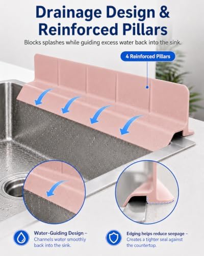 23'' Silicone Sink Splash Guard - Image 4