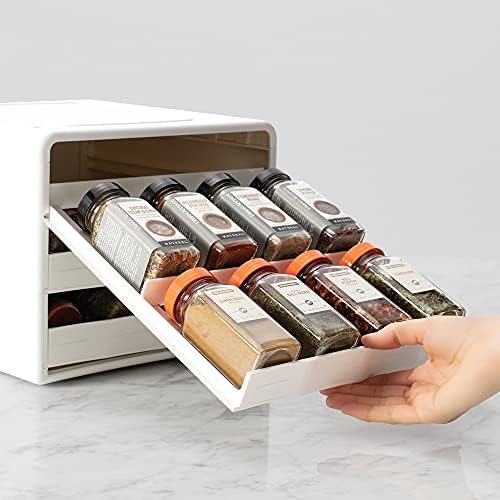 YouCopia SpiceStack® Adjustable Spice Rack Organizer, Pull-Down 24-Bottle - Image 4