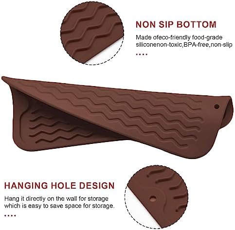 Silicone Dish Drying Mat, Non-Slip Easy Clean Sink Mat - Image 2