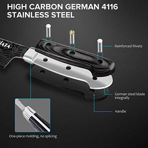 MOSFiATA Chef Knife 10 Inch Super Sharp Professional Kitchen Knife - Image 4