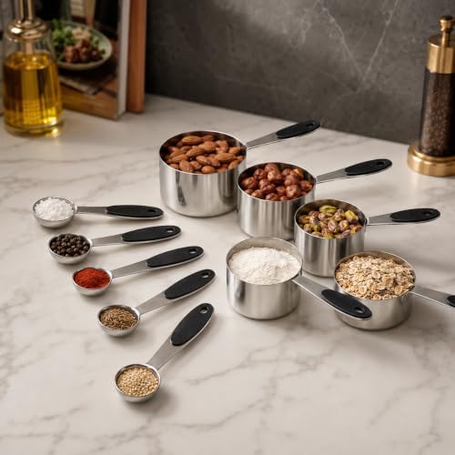 10-Piece Magnetic Measuring Cups and Spoons Set - Image 4