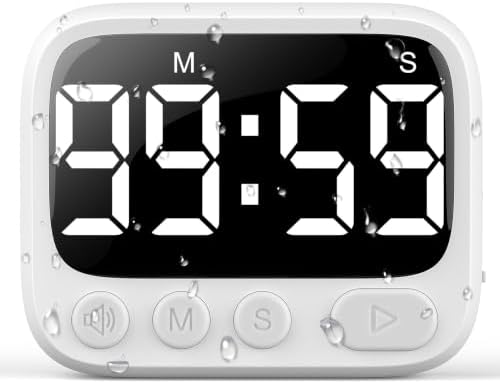 HAUKINIX Shower Timer Waterproof Bathroom Toilet Timer Digital Kitchen by HAUKINIX
