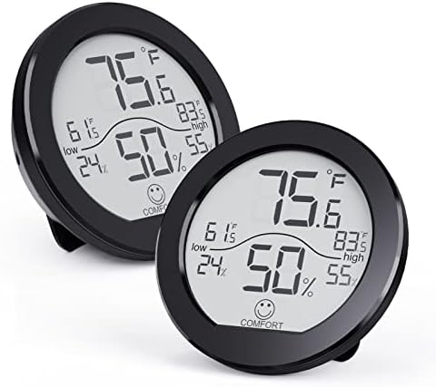 Indoor Digital Hygrometer Thermometer by SECRUI