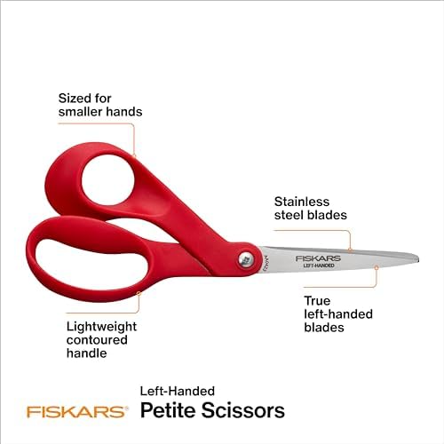 Fiskars 7" Petite Left-Handed All-Purpose Scissors - Image 2