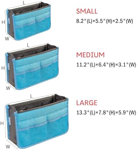 Vercord Purse Organizer Insert for Handbags Bag Organizers Inside Tote - Image 3
