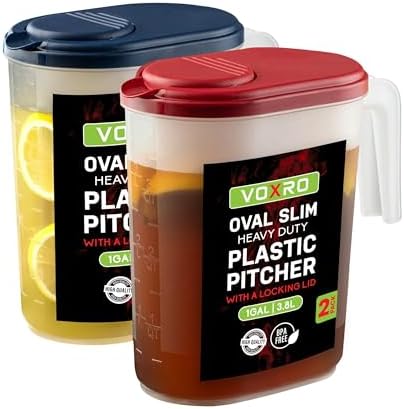 2-Pack 1 Gallon Water Pitchers by Unknown