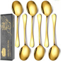 Serving Spoons Set, Includes 6 Large Spoons by KEYOXY
