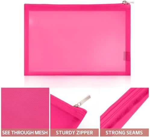 EASYFUN Mesh Pouch, Make up Bag - Image 3