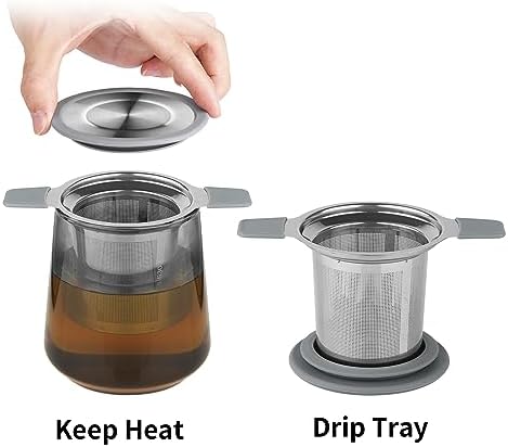Ohtomber Stainless Steel Fine Mesh Tea Infuser - Image 6