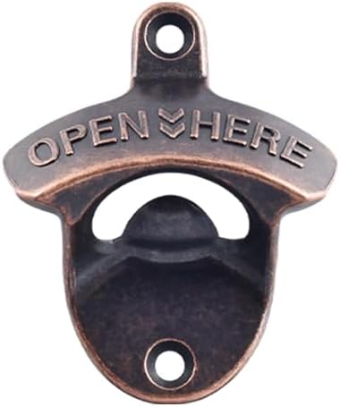 Rustic Beer Bottle Cap Opener Wall Mounted Stainless by Wallmountedbottleopener