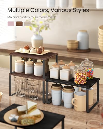 SONGMICS Cabinet Organizer Shelf, Kitchen Storage - Image 3