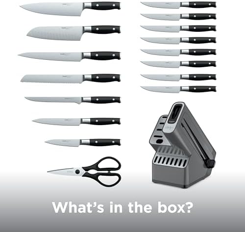Ninja® NeverDull™ 17-Pc Knife Block Set, Built-in Sharpener - Image 4