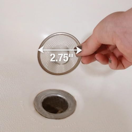 Danco Tub Mesh Strainer, 2-3/4 in, Stainless Steel - Image 3