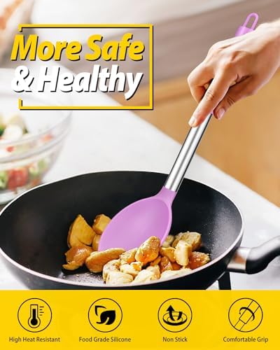 BUNDLEPRO Silicone Cooking Spoons - Image 4